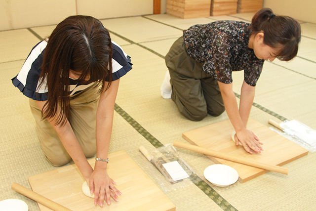 うどん作り体験